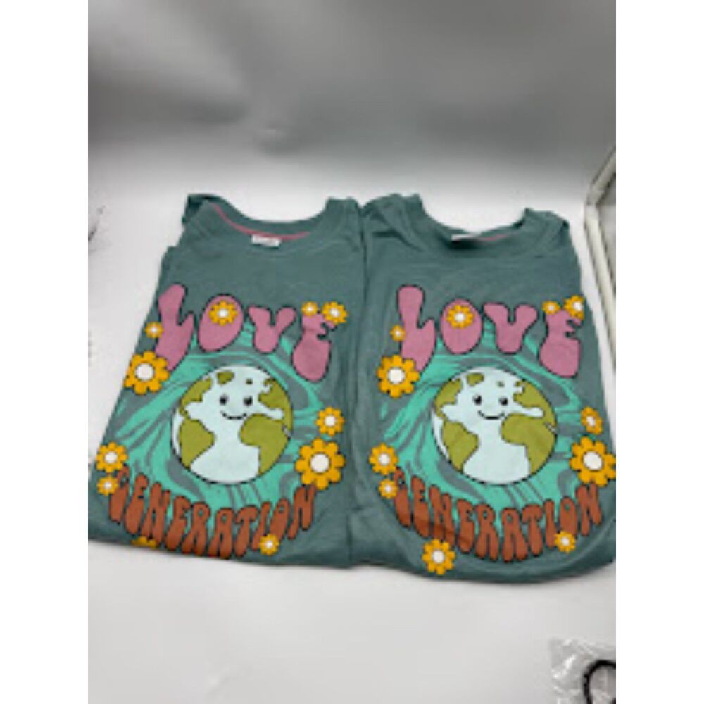 Art Class GIRLS SHORT SLEEVE love Generation earth  NIGHT GOWN PAJAMAS